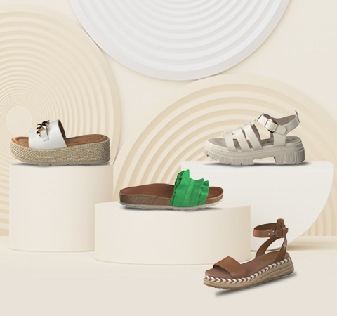 Sandalen, Pantoletten & Co. zu Top Preisen auf schuhcenter.de online shoppen