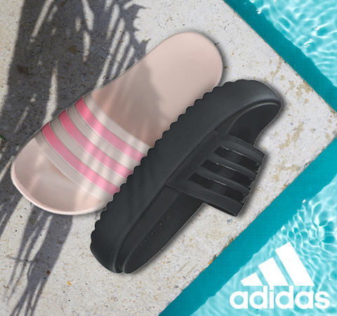  Shoppe viele neue Adiletten von adidas jetzt online im Siemes Schuhcenter Onlineshop