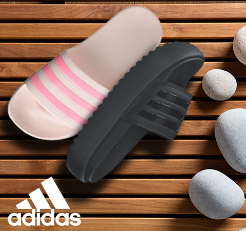  Shoppe viele neue Adiletten von adidas jetzt online im Siemes Schuhcenter Onlineshop