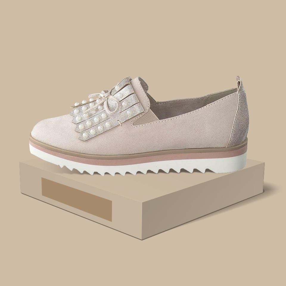 Beige Schuhe