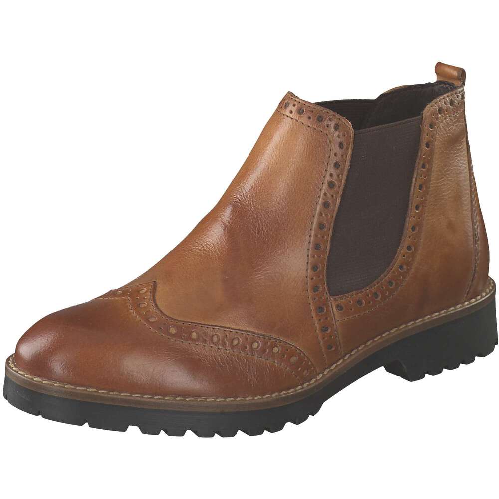 Chelsea Boots Damen Braun Hoher Schaft