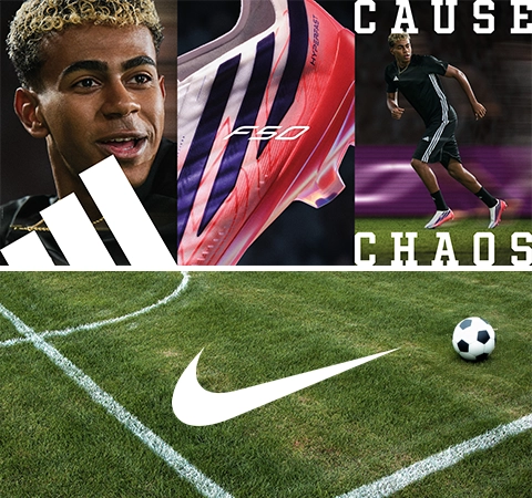 Fußballschuhe von adidas & Nike