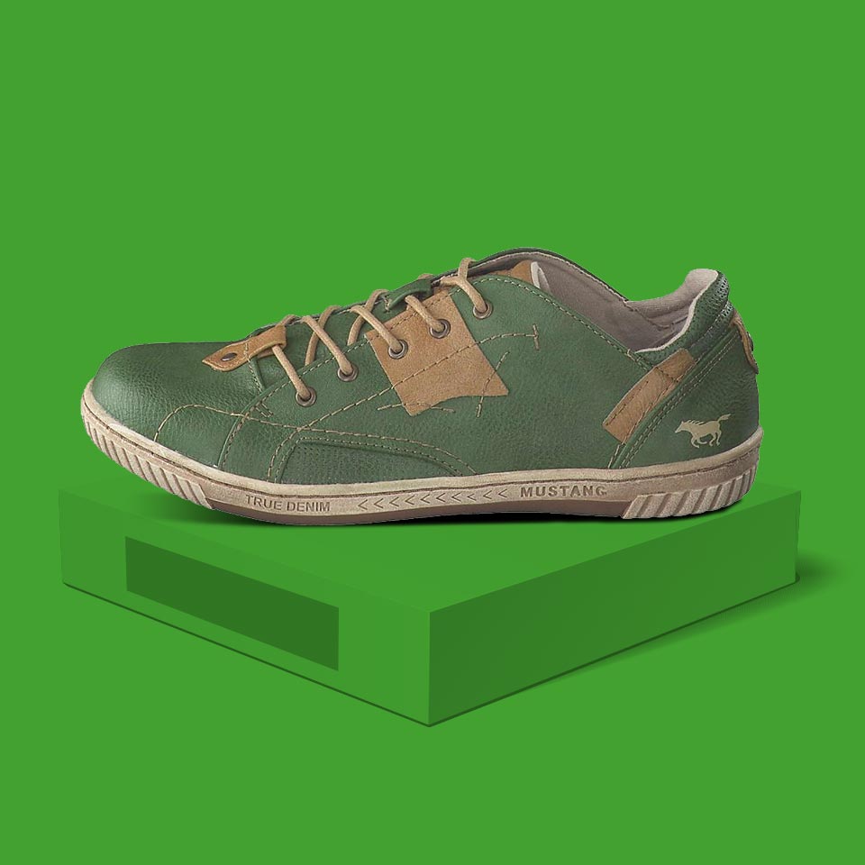 grüne Schuhe