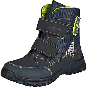 Wasserabweisender Ricosta Kinder Stiefel mit Klettverschluss und Warmfutter