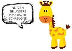 Nutzen Sie unsere praktische Schablone