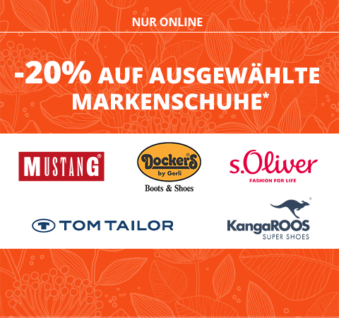 Spare -20% auf ausgewählte Marken