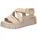 Rieker Plateau Sandale in beige