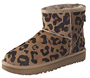 UGG Classic Mini II Stiefeletten aus Fell mit Animal Print im Leoparden Muster