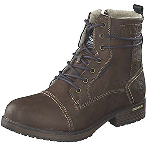 Warme und wasserabweisende Dockers Winterboots braun