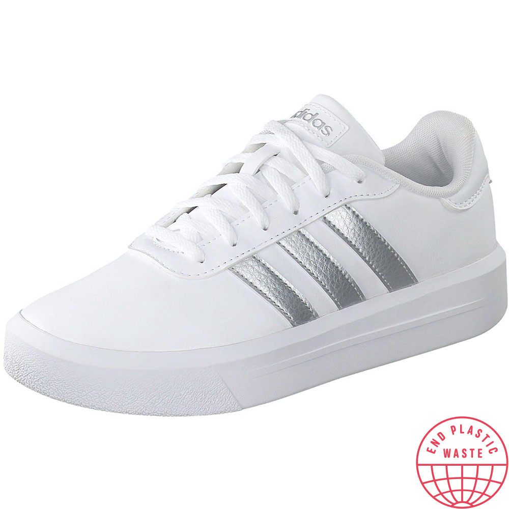 adidas Court Platform Sneaker in weiß