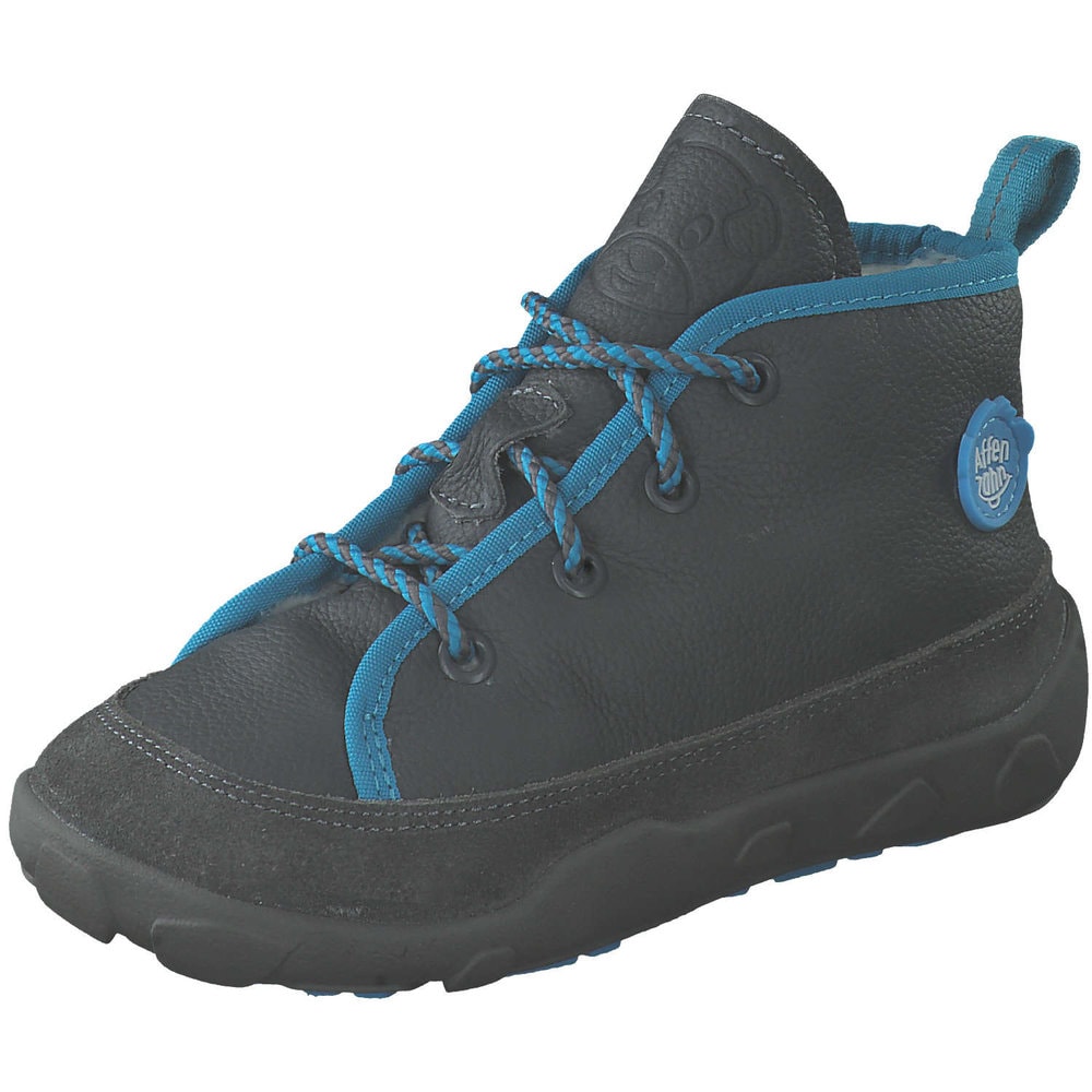 Affenzahn Easy Schnürschuh in grau