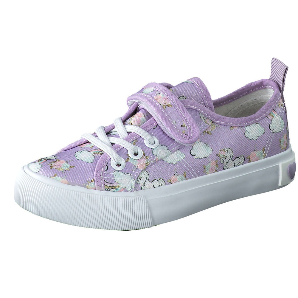 Barbarella Leinen Sneaker in lila