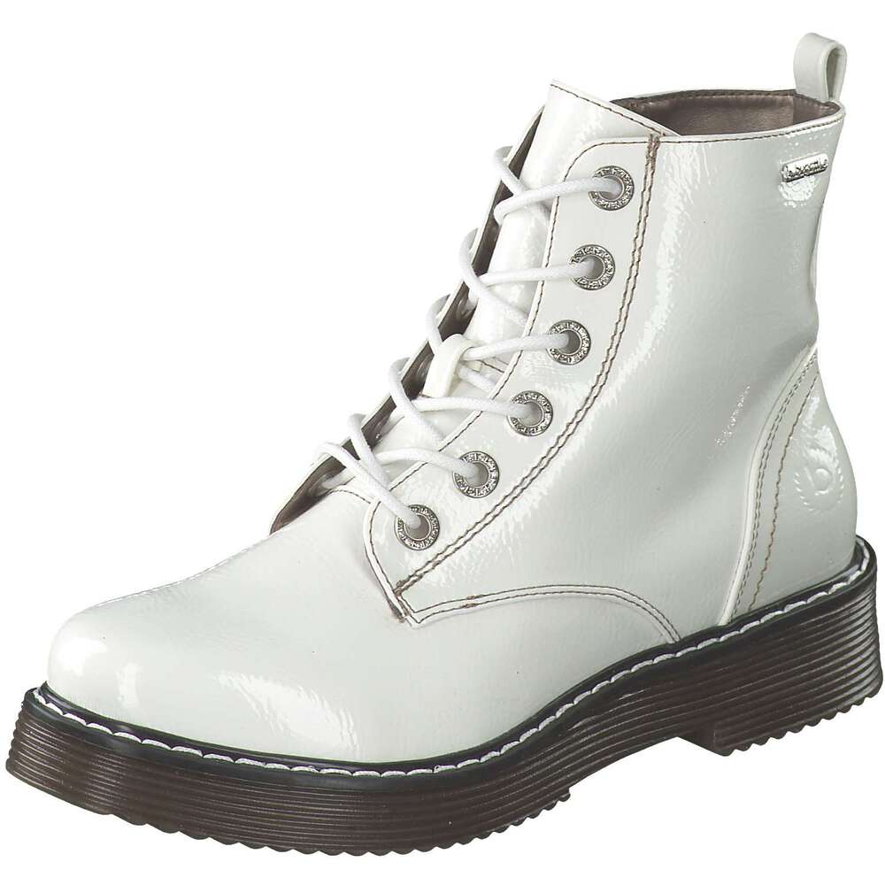 Damen Stiefeletten Boots Satinoptik Schnürstiefeletten Profilsohle 891903 Top