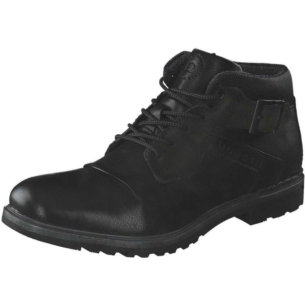 Bugatti Vittore Schnürstiefelette in schwarz