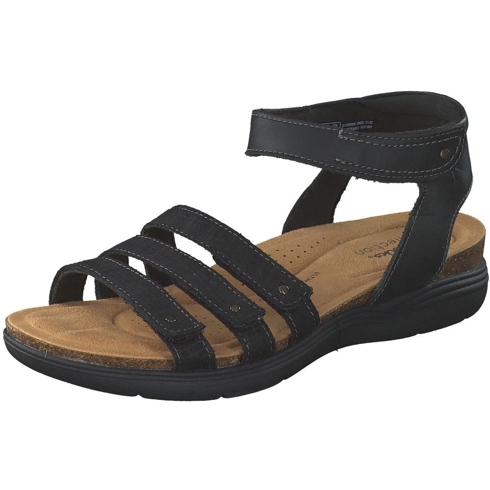 Clarks April Dove Sandale in schwarz
