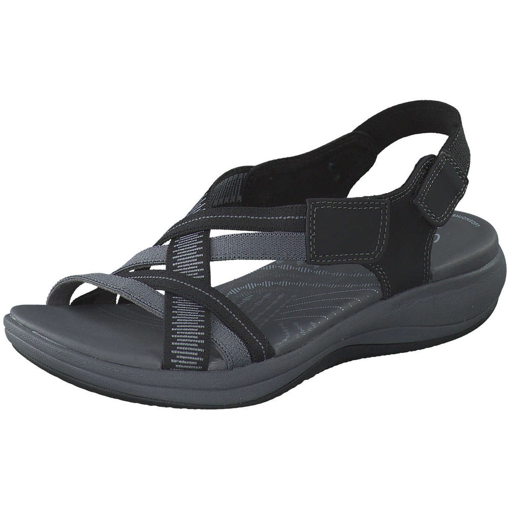 Clarks Mira Ivy Sandale in schwarz