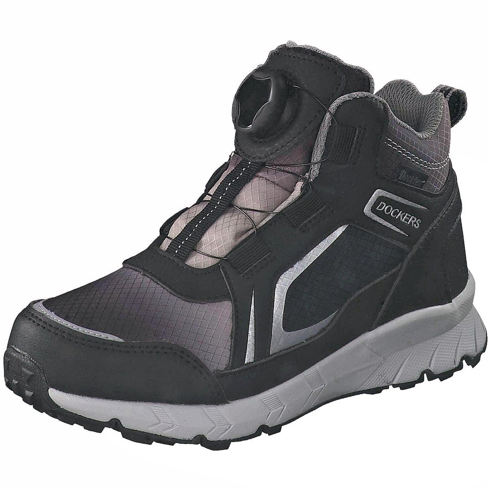 Dockers Schnür Boots in schwarz