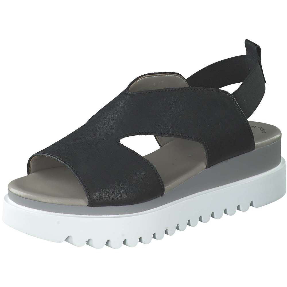 Gabor Plateau Sandale Schwarz Schuhcenter De