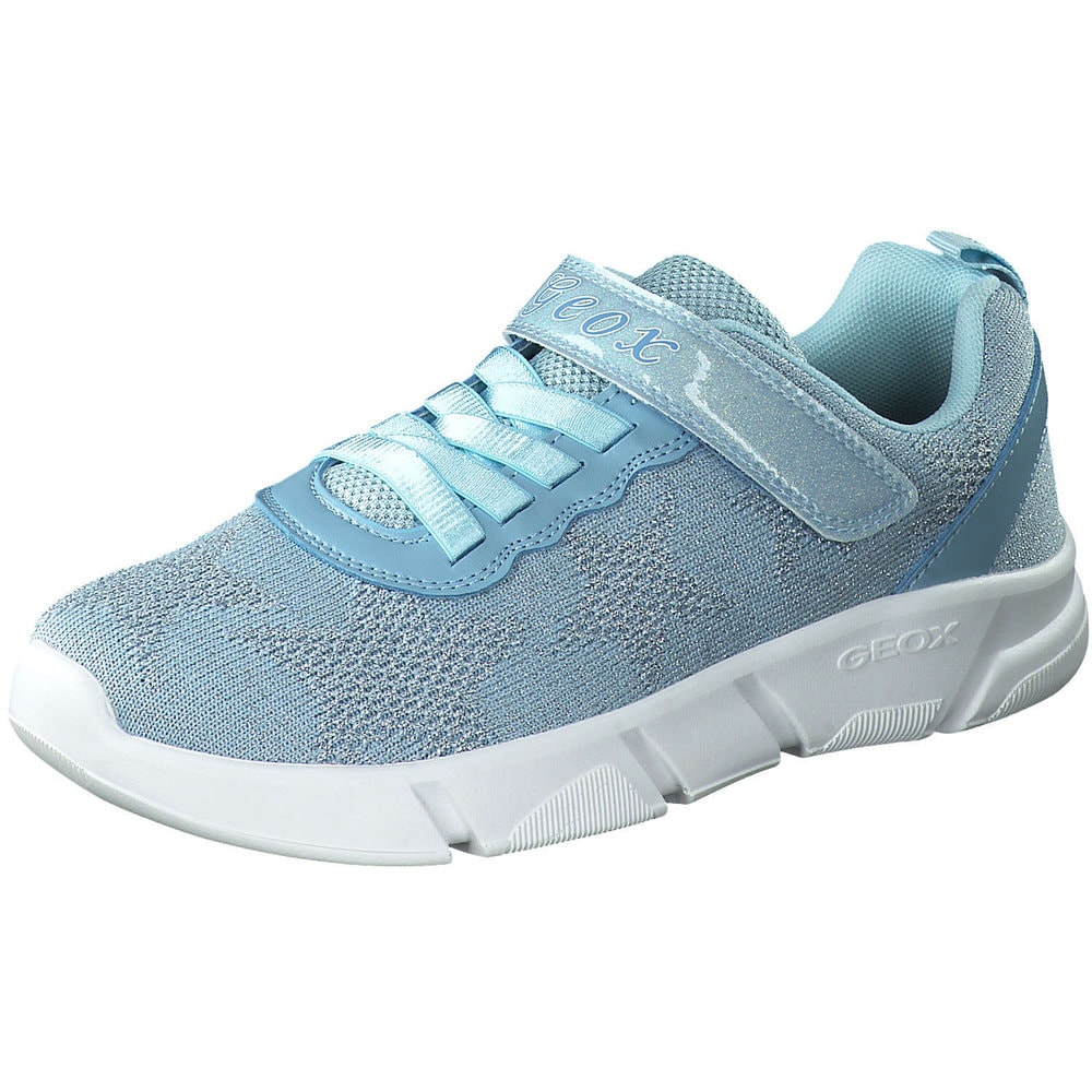 Geox J Aril Girl Sneaker in blau