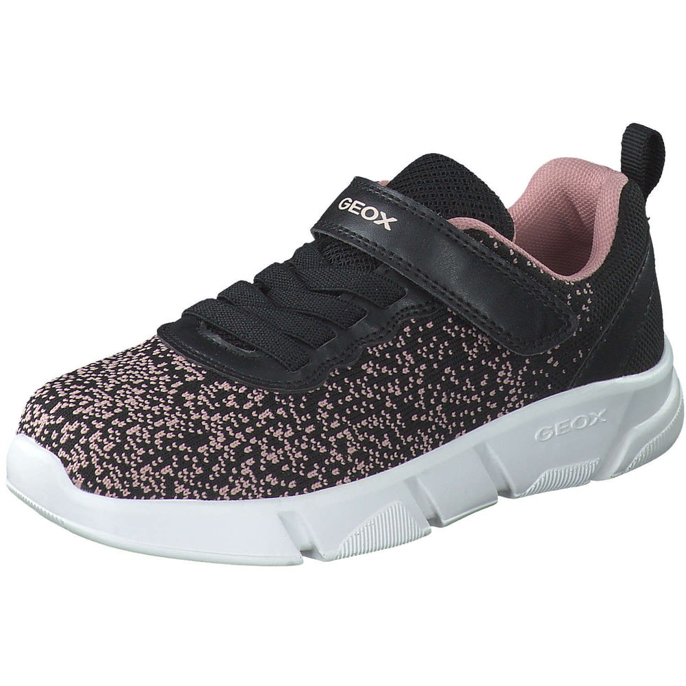 Geox J Aril Girl Sneaker in schwarz