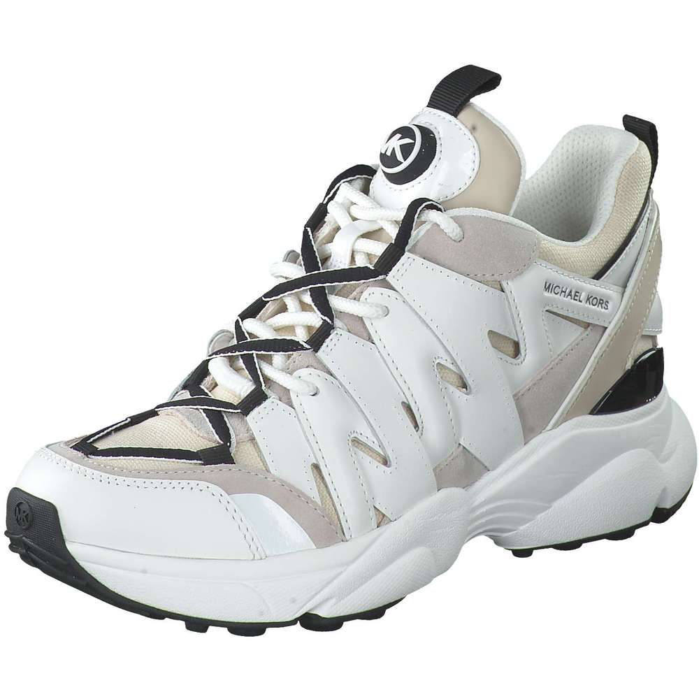 michael michael kors hero leather and mesh trainer