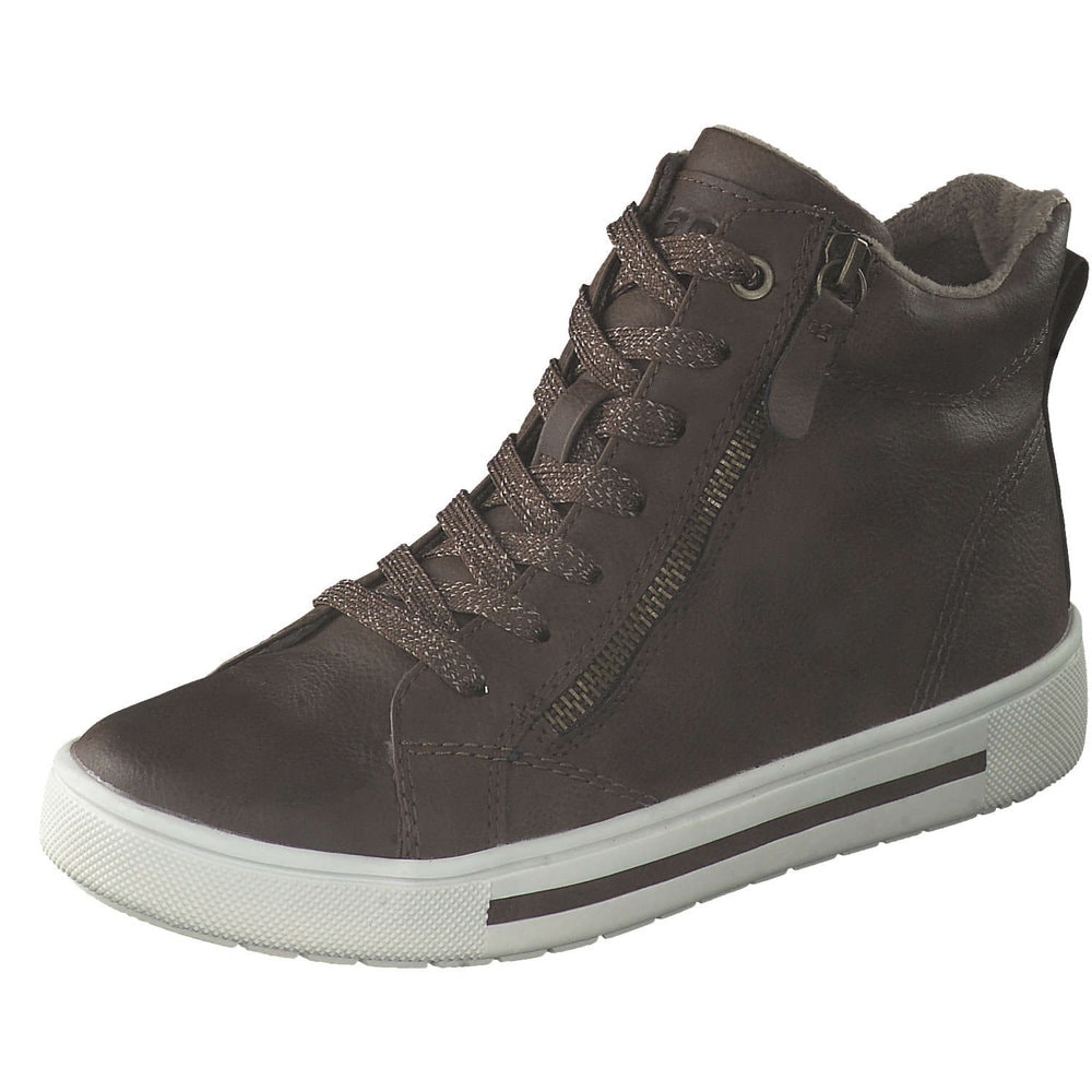 Jana comfort Sneaker High in braun