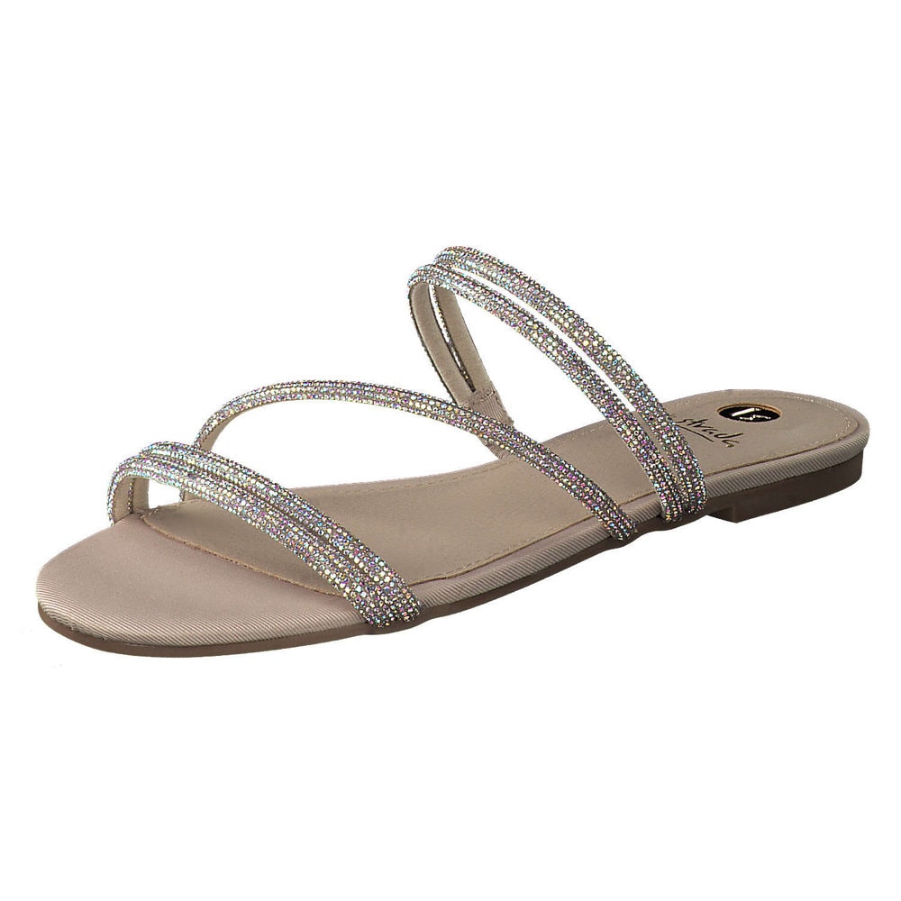 La Strada Pantolette in silber