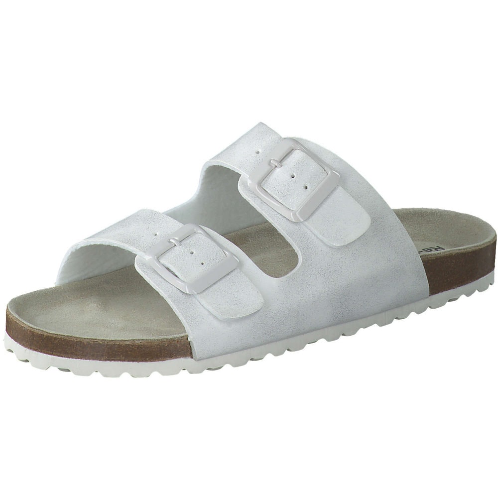 Leone Pantolette in silber