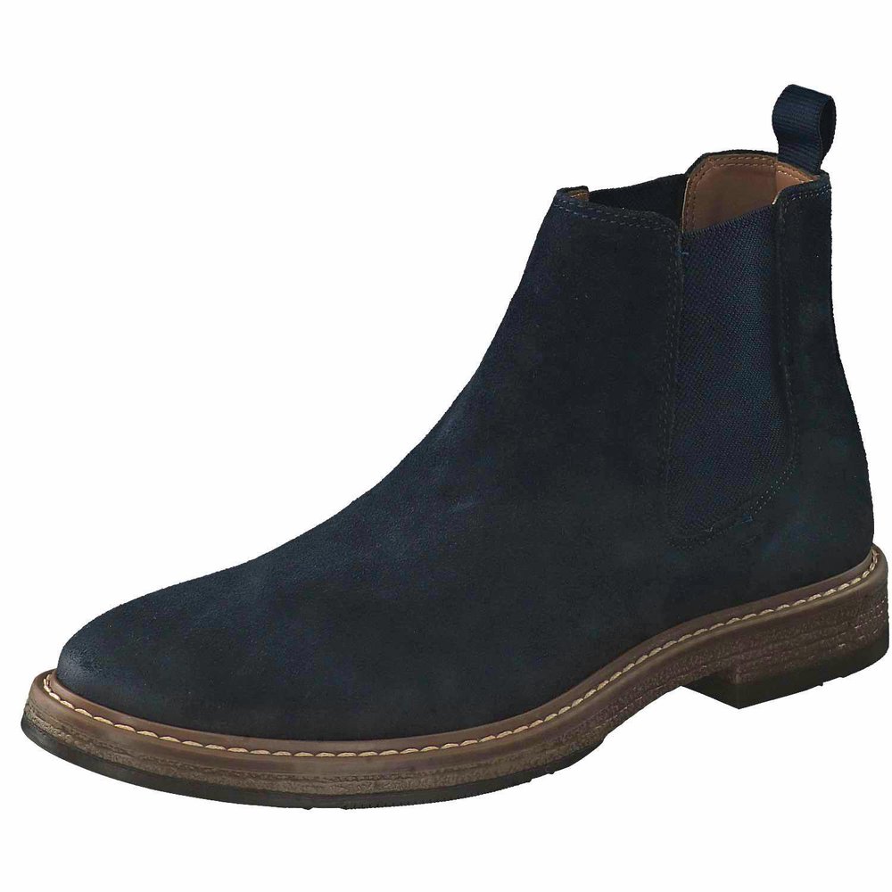 Leone Redla Chelsea Boots in blau