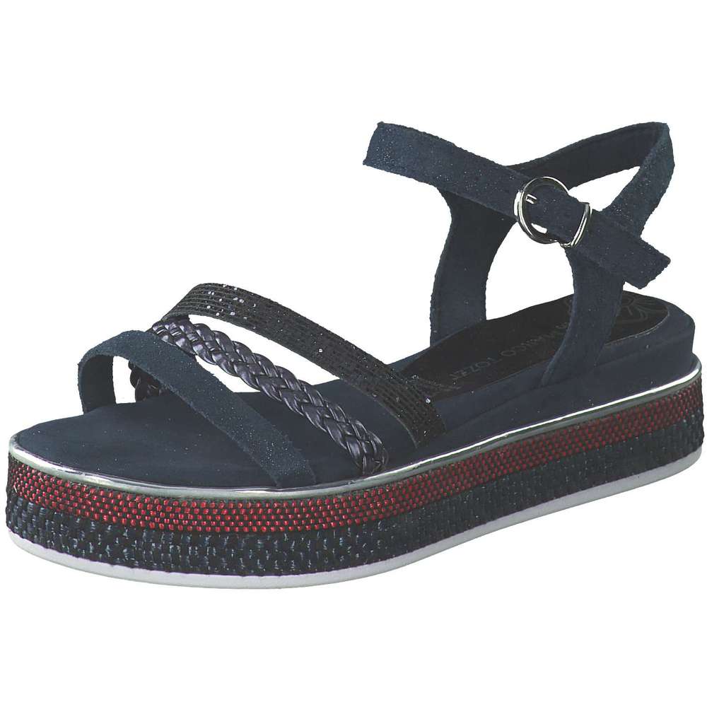 Marco Tozzi Sandale Shopping Queen Blau