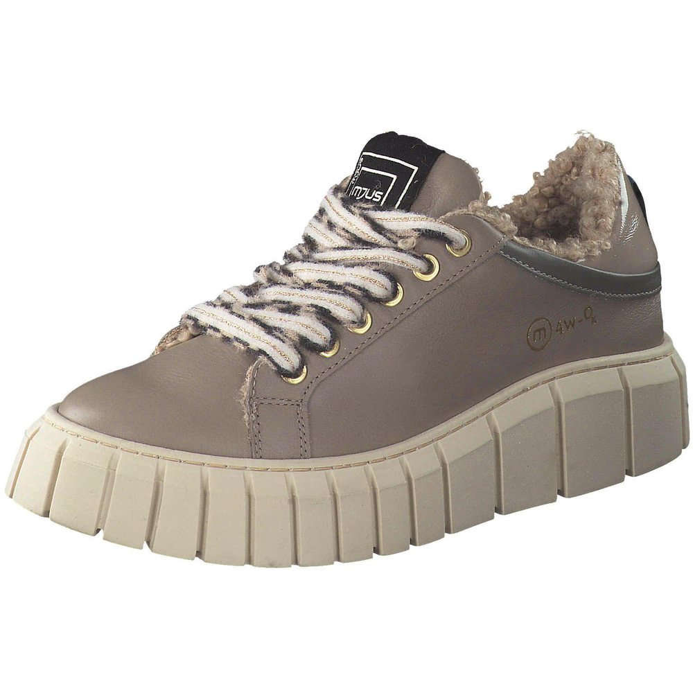 Mjus Basement Plateau Sneaker in beige