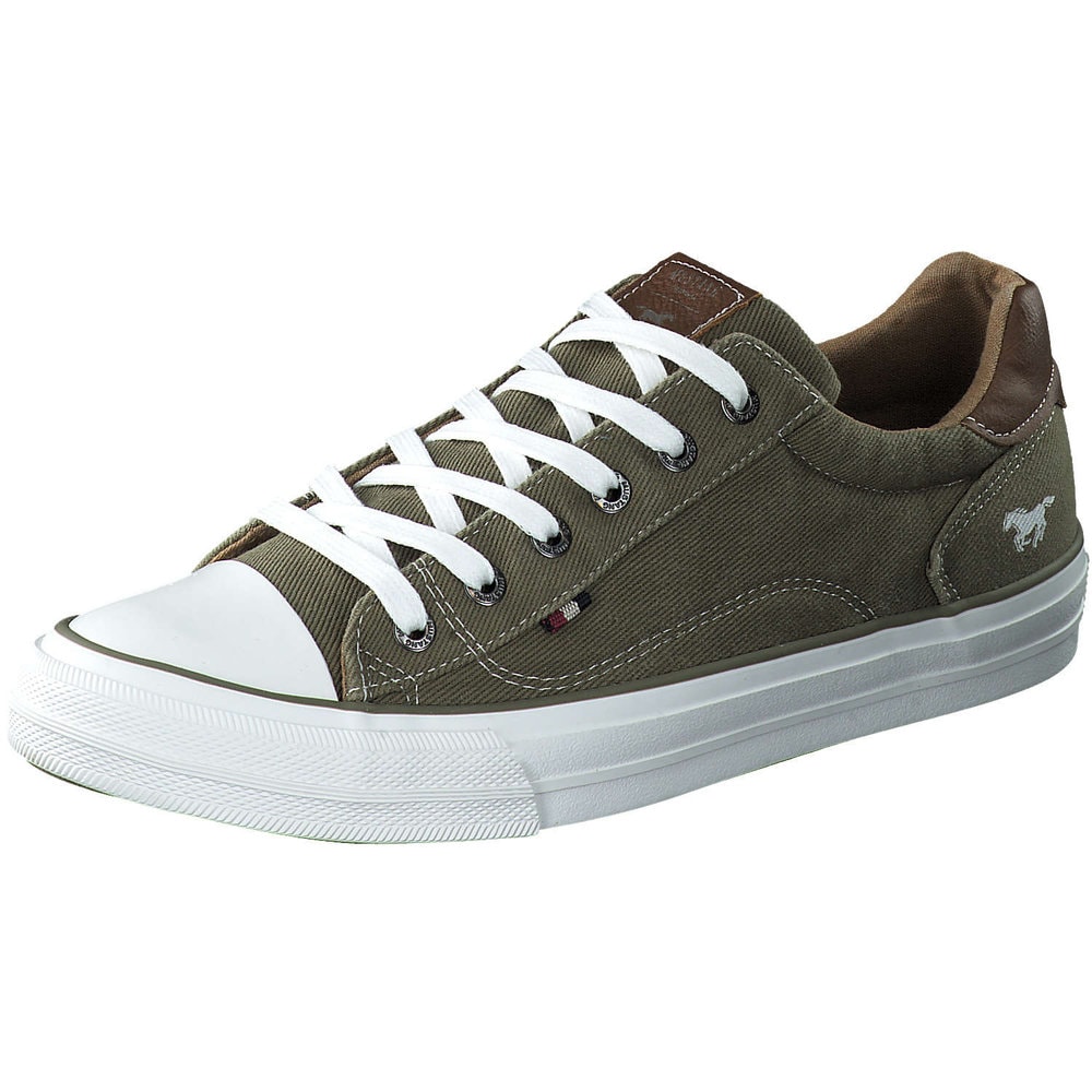 Mustang Leinen Sneaker in grün
