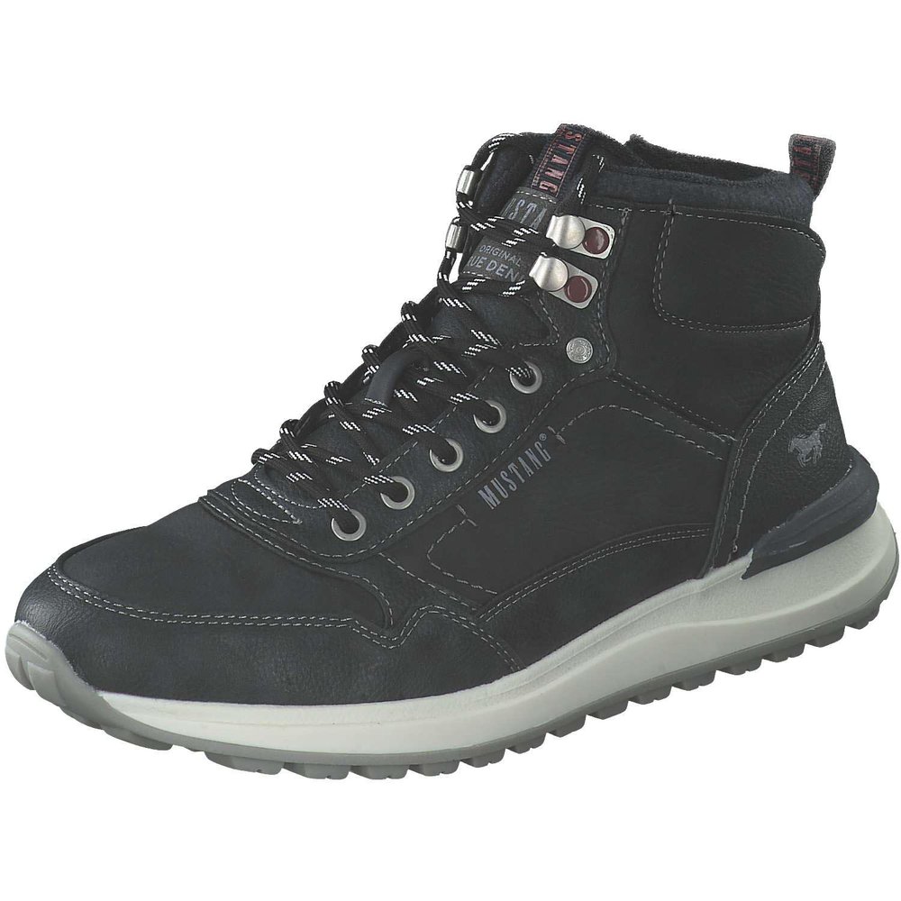 Mustang Schnür Boots in blau