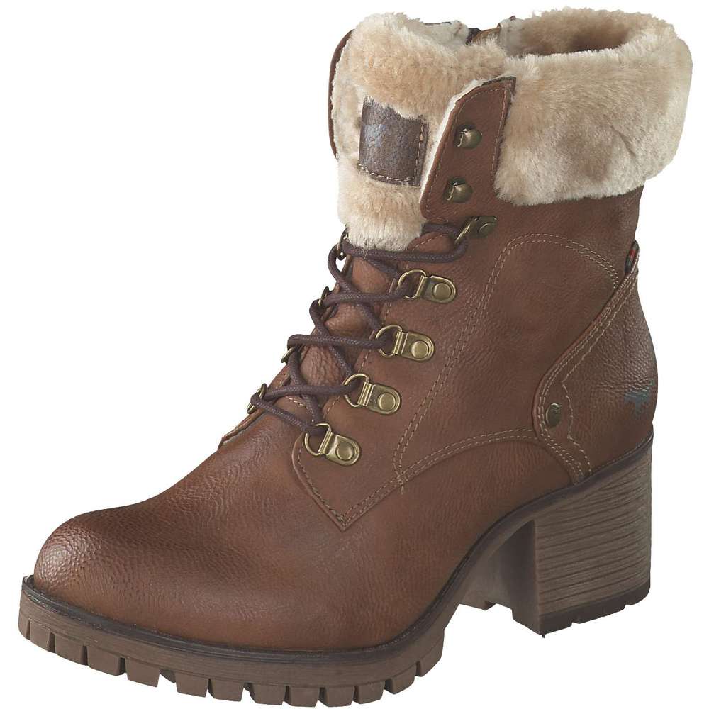 Damen Stiefeletten Winter Boots Fell Plateau Schuhe Warm Gefüttert 825080 Trendy