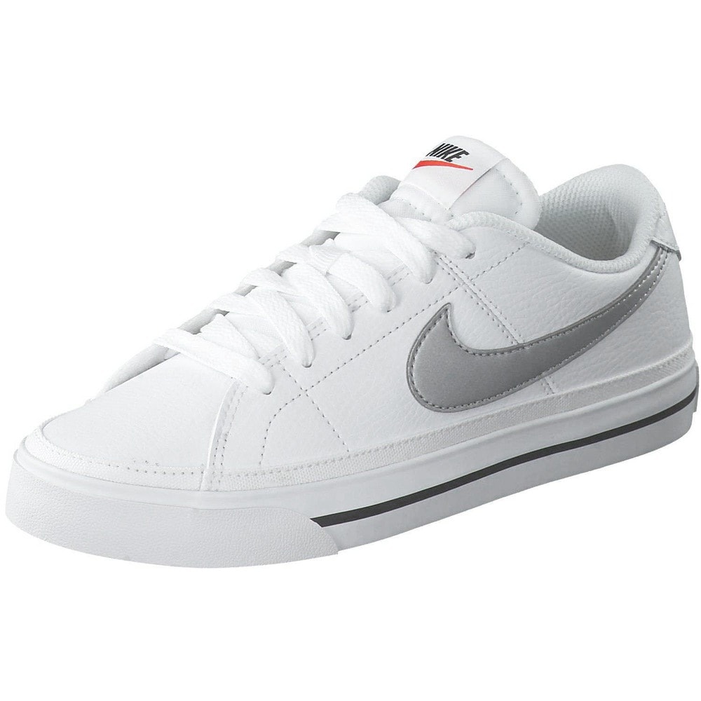 white nike court legacy sneakers womens