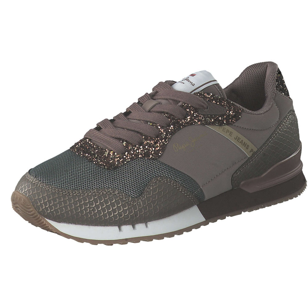 Pepe Jeans London Queen Sneaker in beige