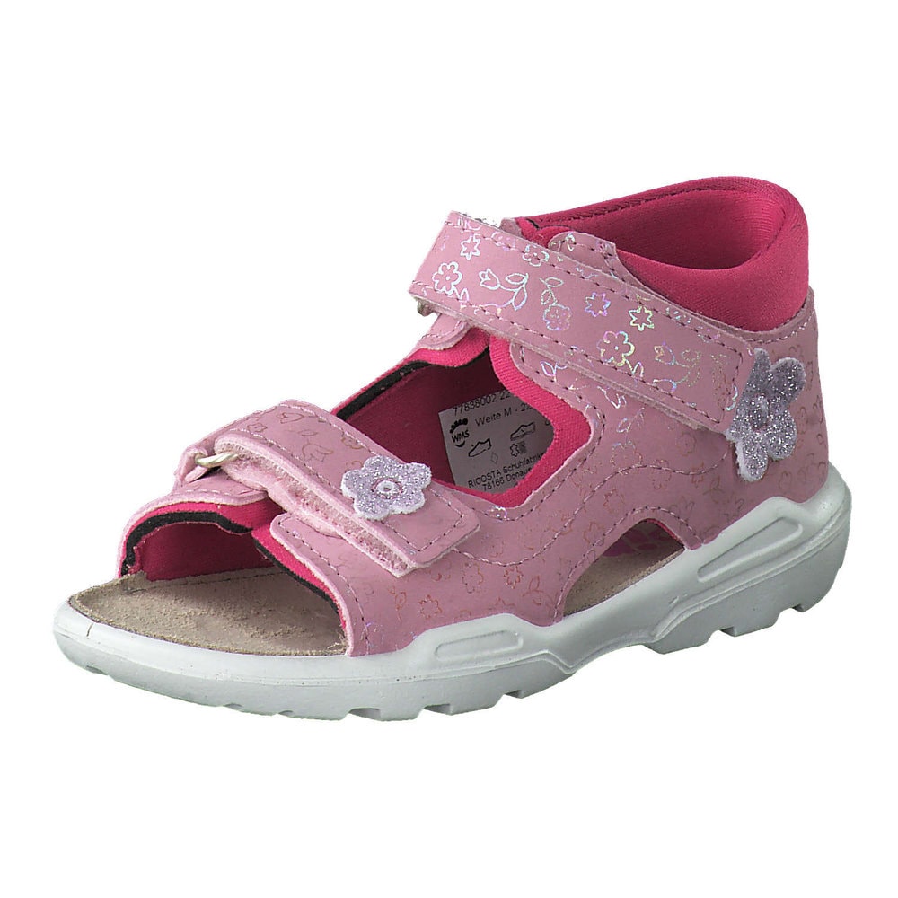 PEPINO Kitti Lauflern Sandale in rosa