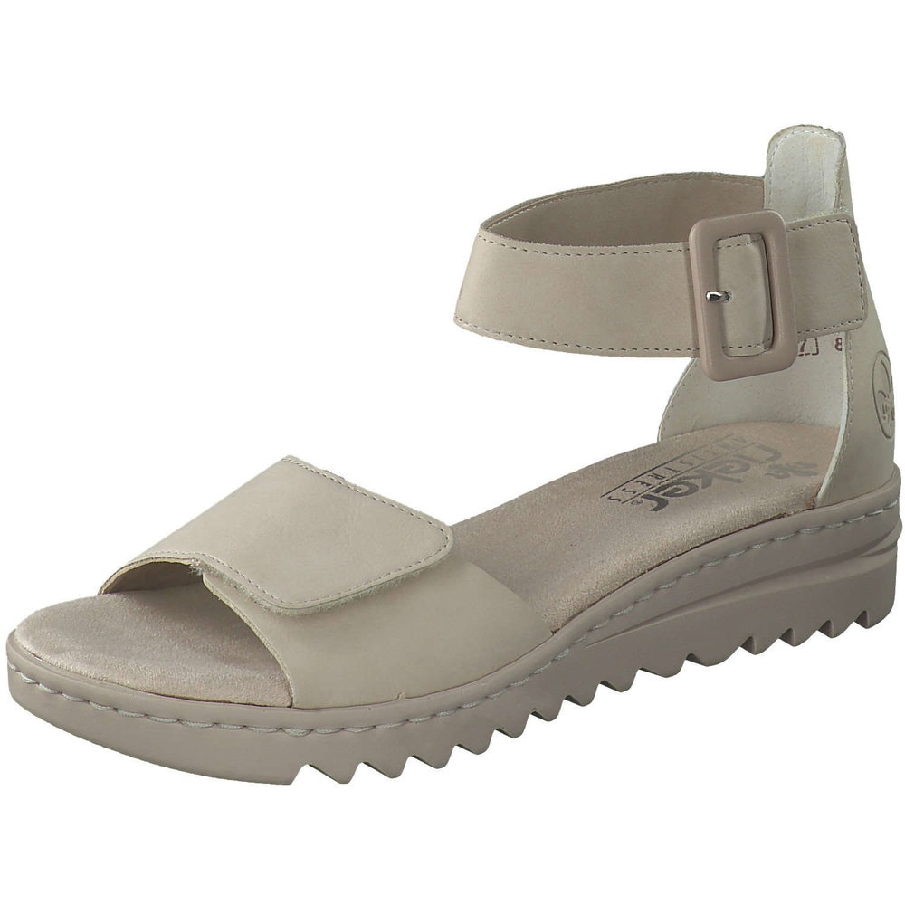 Rieker Keilsandale in beige