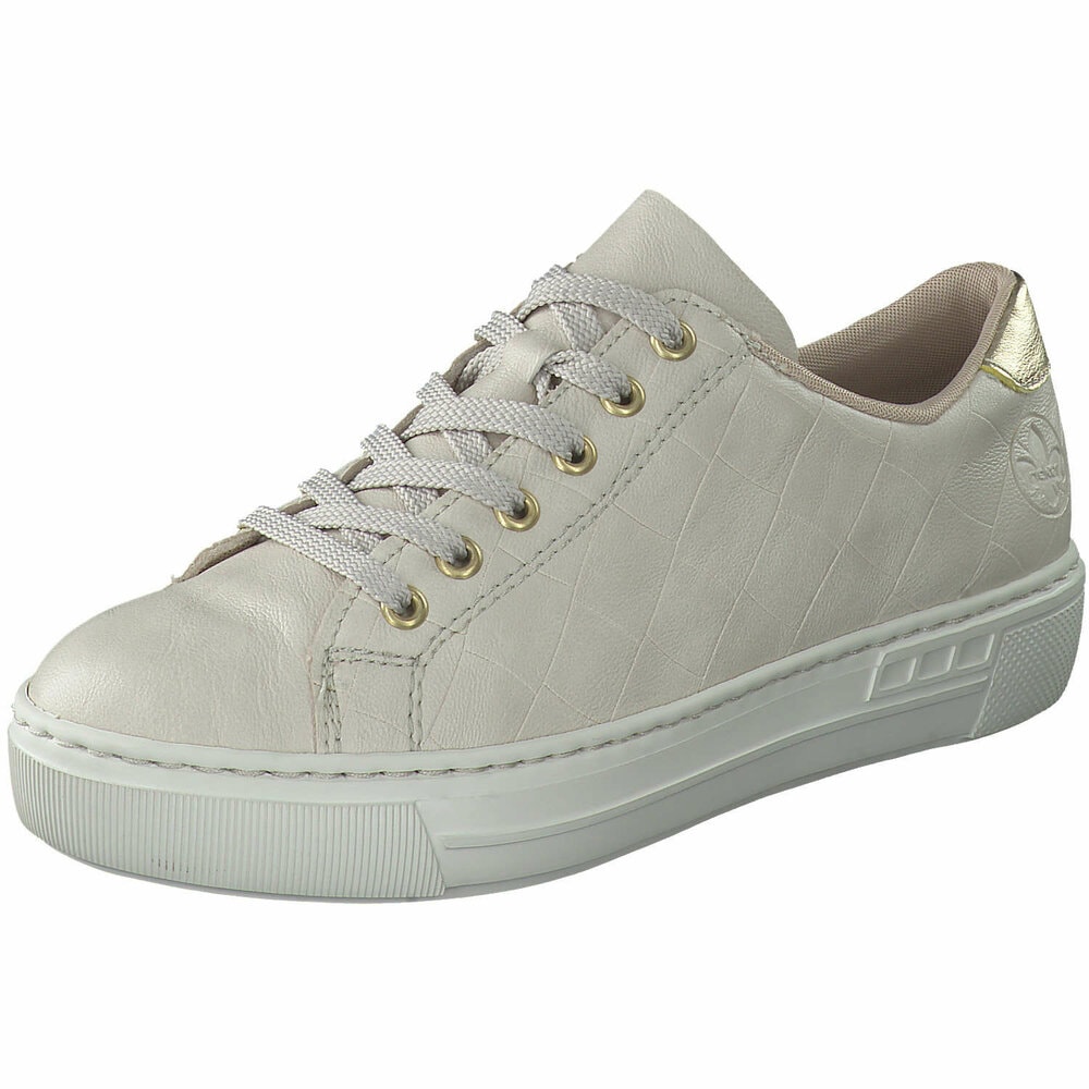 Rieker Schnürsneaker in beige