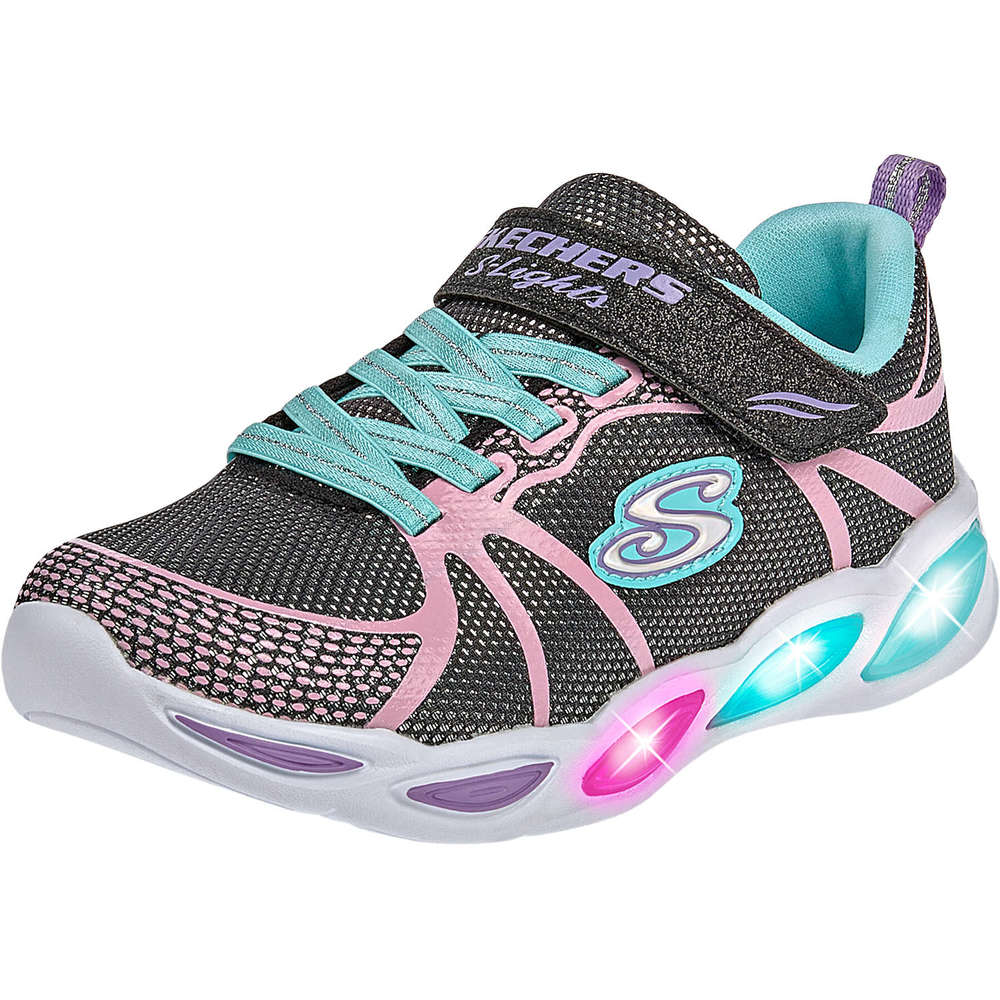 Skechers Shimmer Beams Spoty Glow in schwarz