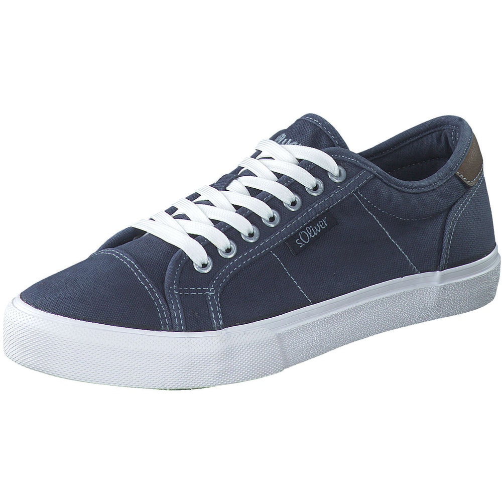 s.Oliver Leinen Sneaker in blau
