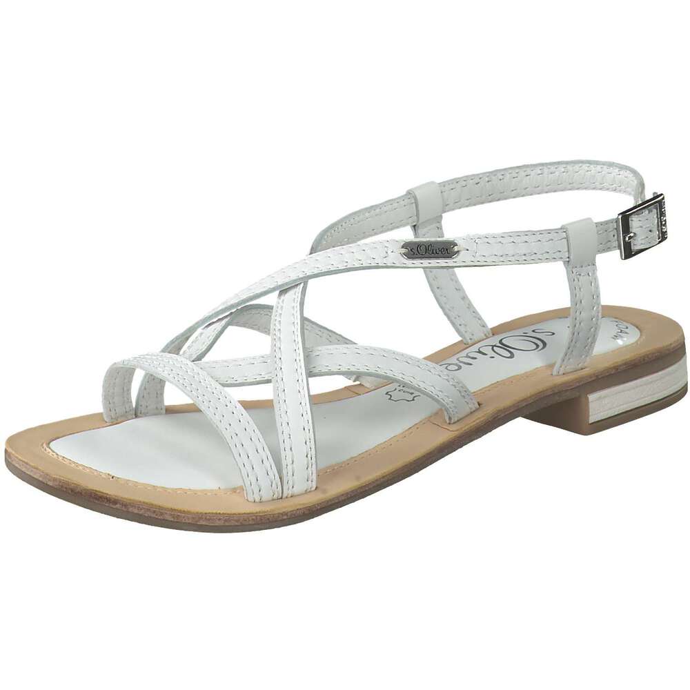 S Oliver Sandale Weiss Schuhcenter De
