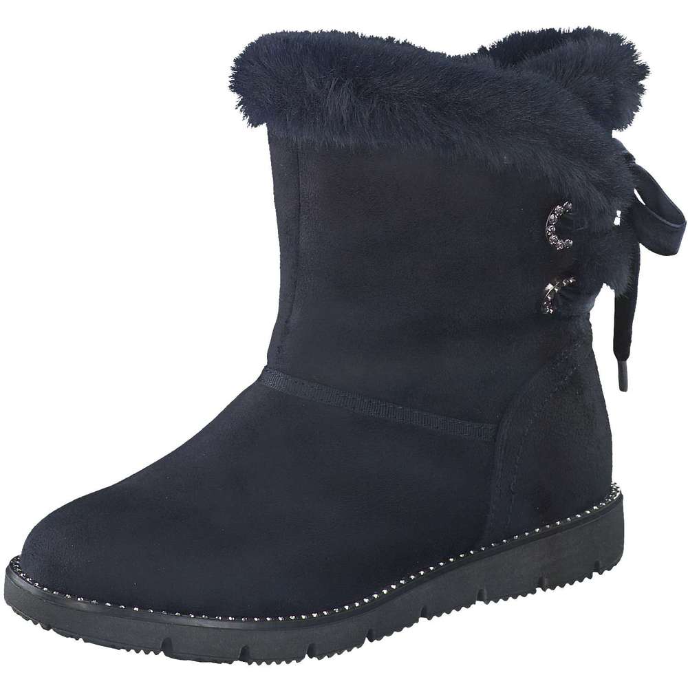 892787 Warm Gefütterte Damen Boots Winter Stiefeletten Schlupfstiefel Trendy 