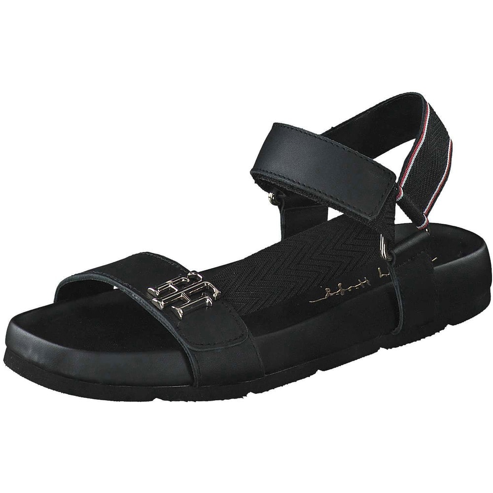 Tommy Hilfiger Hardware Spotry Sandal in schwarz