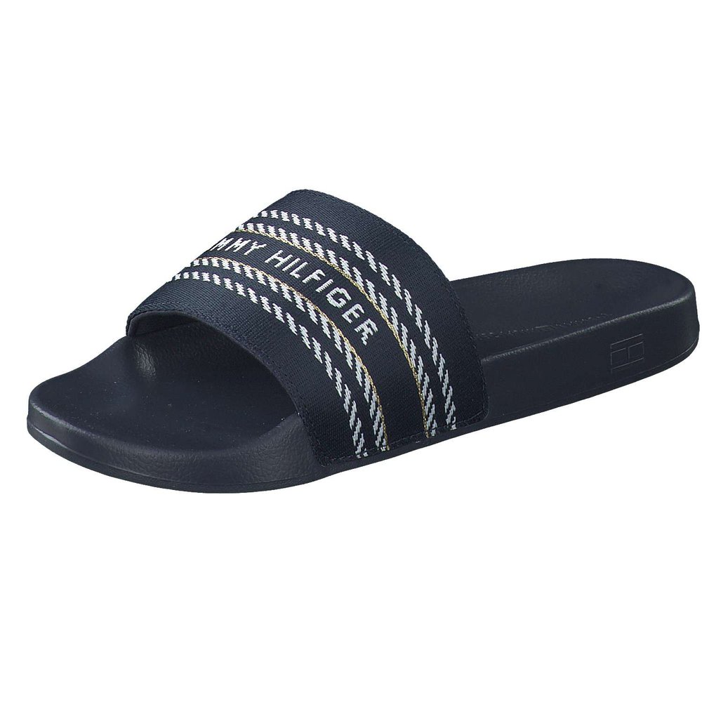 Tommy Hilfiger Tommy Webbing Slide in blau