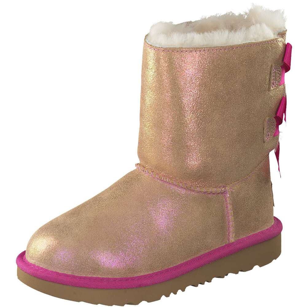 UGG Bailey Bow Mädchen Boots - super warm mit Lammfellfutter