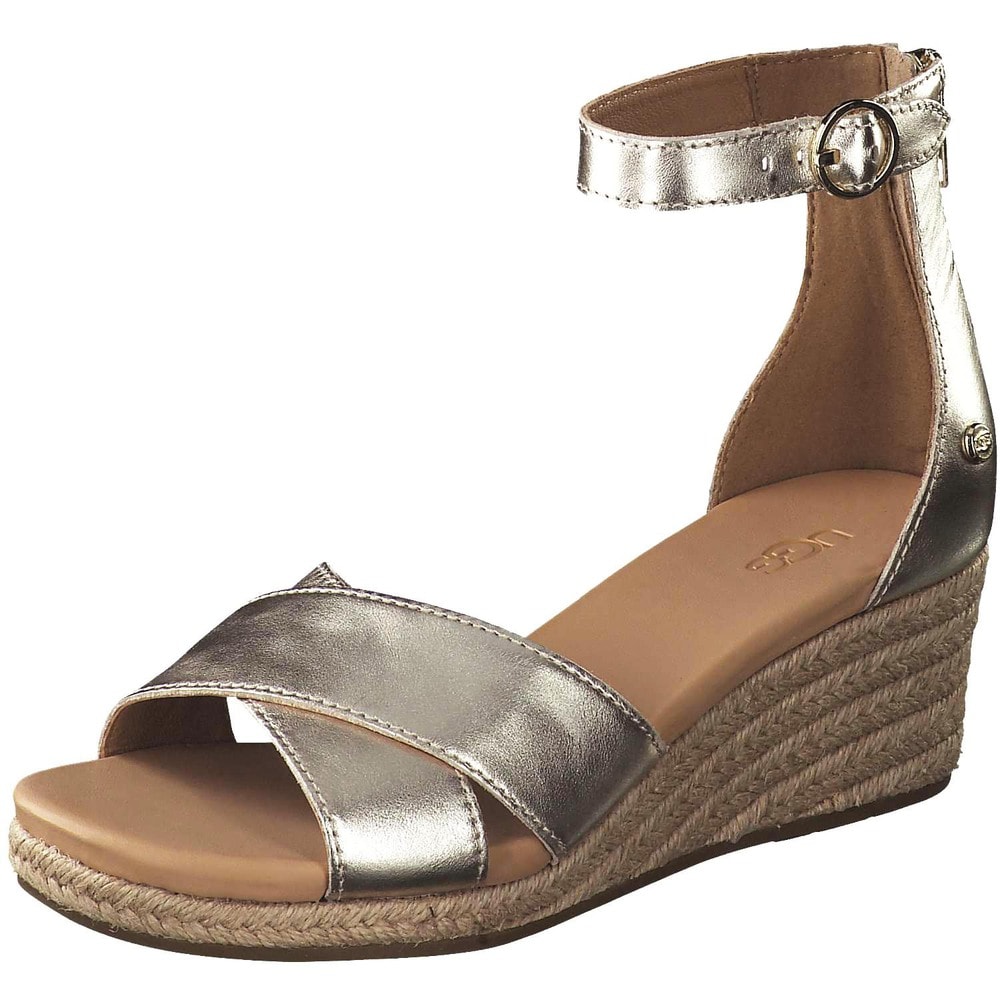 UGG Eugenia Keilsandale in gold