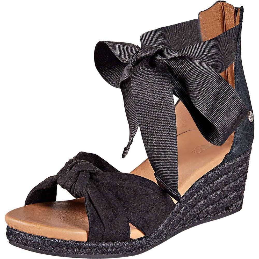 UGG Yarrow Keilsandale in schwarz