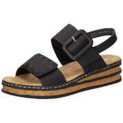 Rieker Keilsandalette, Sommerschuh, Sandale, Keilabsatz, mit modischer Schm günstig online kaufen