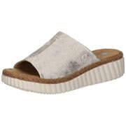 Rieker Pantolette, Keilabsatz, Sommerschuh, Schlappen mit Juterahmen an der günstig online kaufen